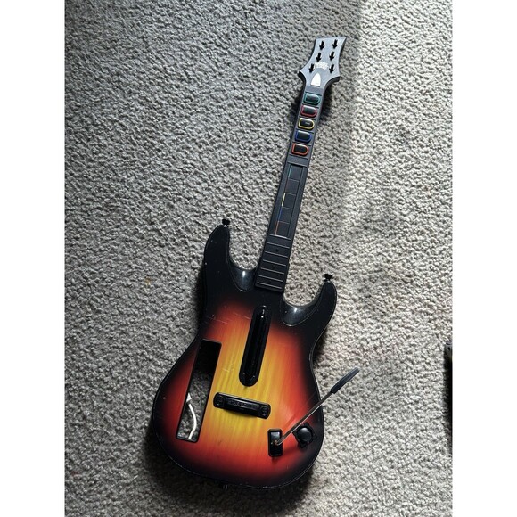 Nintendo Other - Wii Red Octane Guitar Hero Sunburst World Tour Guitar